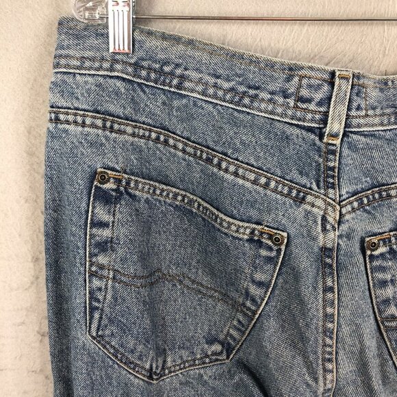 Vintage Structure Jeans Mens 36L Blue Denim Loose Baggy Y2K  Straight 90s Skater - Picture 15 of 16